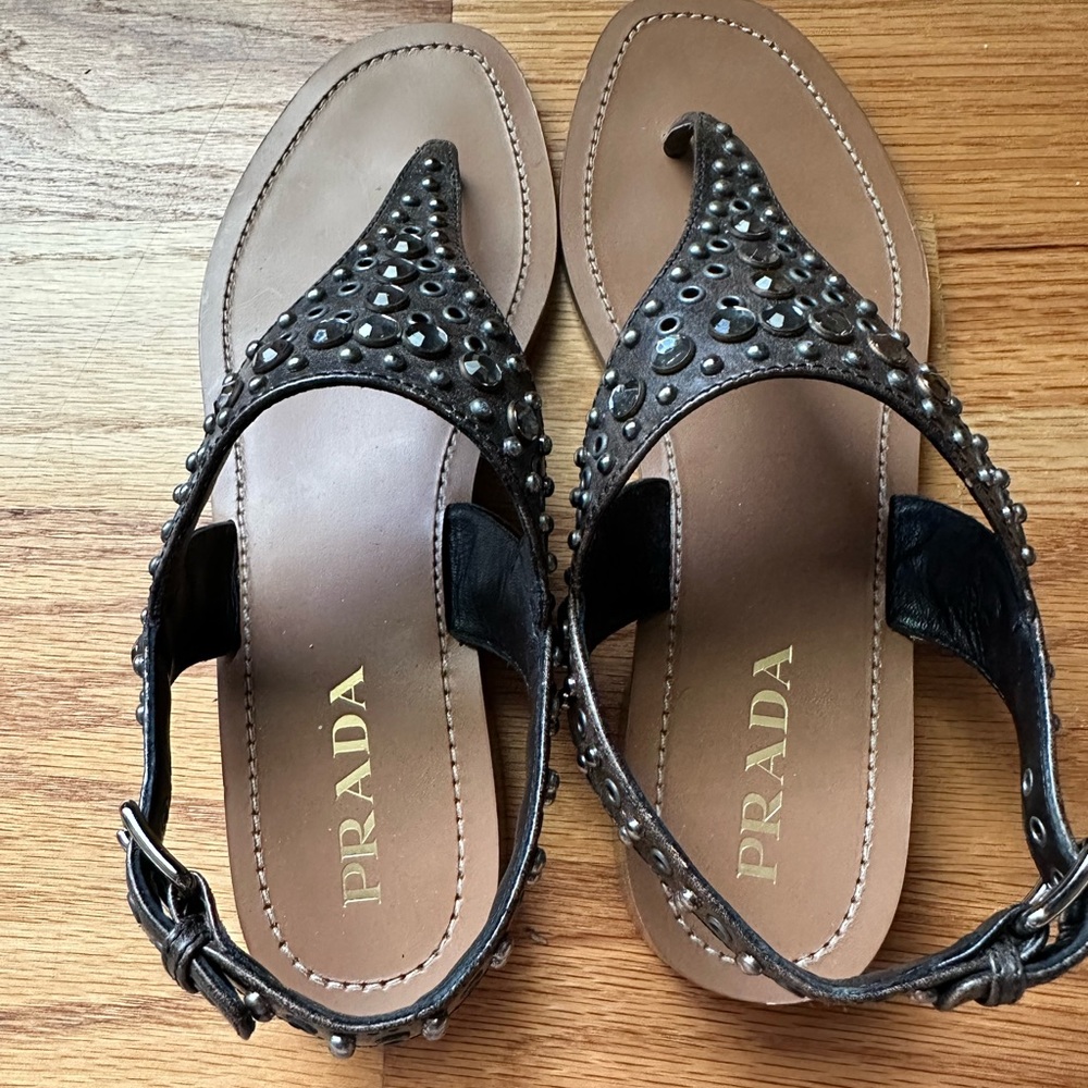 Prada sandal worn once